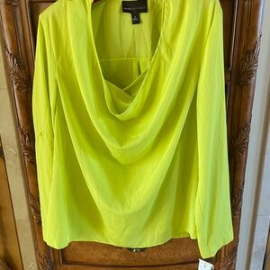 Dana Buchman Lime Green Blouse